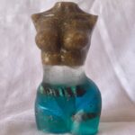 Female statue - front